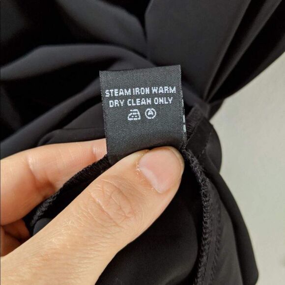 ELM by Matthildur A-Line Sleeveless Midi Black Dress L NWOT - Picture 4 of 16